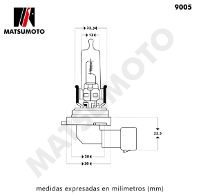 9005 12V 65W MATSUMOTO