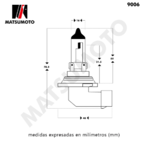9006 12V 55W MATSUMOTO