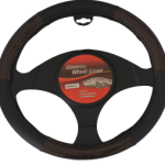 CUBRE VOLANTE NEGRO-GRIS