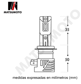 V3 MICROTEC DISIPADOR Y TURBO 6000LUM H7