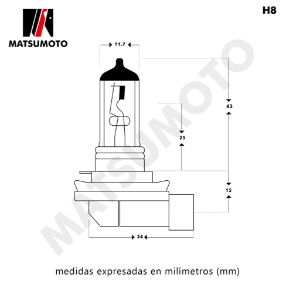 H8 HALOGENA MATSUMOTO