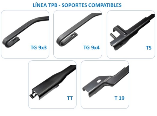 PLUMILLA FLAT BLADE TPB22 TECFIL - Imagen 2