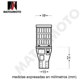 AMPOLLETA T15 LED